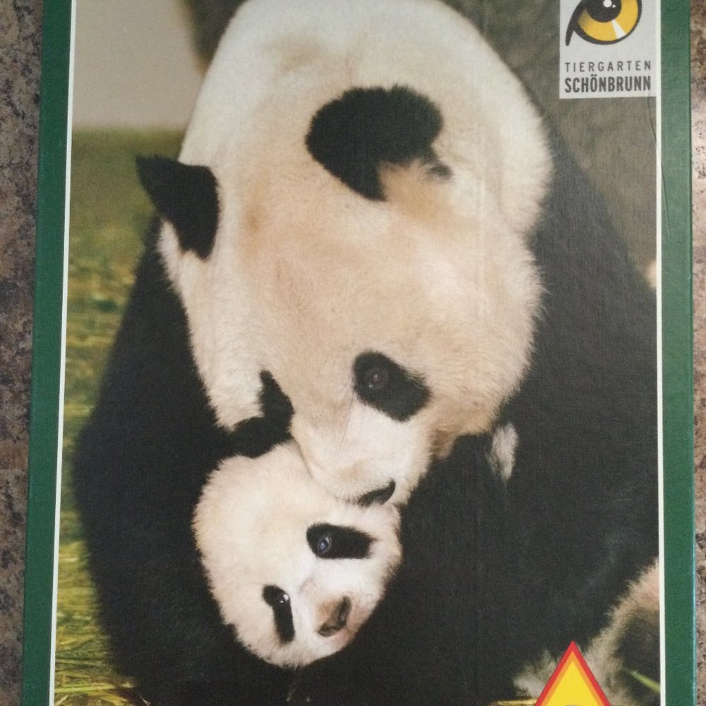 Piatnik 100pcs puzzle panda mother and baby made in Austria excellent condition